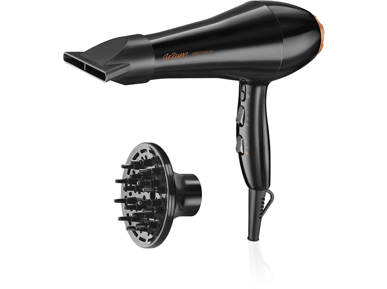 ARZUM AR5070 Protouch Profesyonel Saç Kurutma Makinesi Siyah